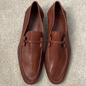Bruno Magli cognac slip-on loafer 10.5